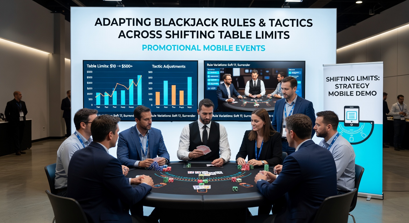 Spieler passen Taktiken an dynamische Limits in einer mobilen Blackjack-Promotion an